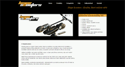 Desktop Screenshot of heipescooters.cz